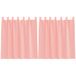 VidaXL Gordijnen voile met lussen 2 st 140x140 cm roze