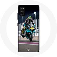 Maniacase Case voor Samsung Galaxy A41 Valentino Rossi motoGP speed rider