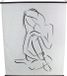HD Collection Wanddoek Zwart 140x2x170cm