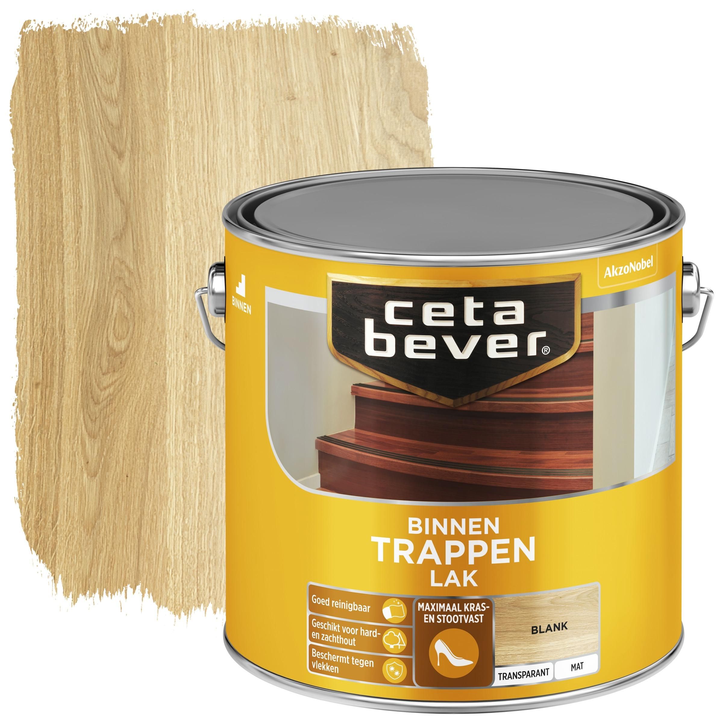 Cetabever Trappenlak Transparant Blank Mat 2.5 Liter - 8711113126885