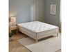 Matelas Latex H14 25kg/m3 Sommier Kit Beige 90 x 190