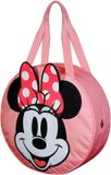 Karactermania Disney Minnie Mouse Jumbo Strandtas met rits - Shopper - Pink