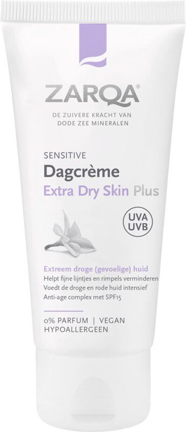 Zarqa Dagcreme Extra Dry Skin Plus SPF15 Sensitive 50 ml