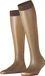 FALKE Glitter gedessineerd materiaal transparent 30 DEN kniekousen dames bruin - maat 35-38