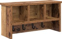 vidaXL Wandgemonteerde Kapstok Muurmontage Oudhout 50 x 16 x 26 cm