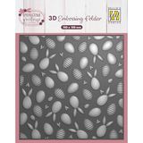 Nellie's Choice 3D Embossing Folder, Bunnies And Eggs
