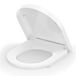 Merkloos Duroplast Toiletbril - Toiletdeksel - Softclose - D-vorm