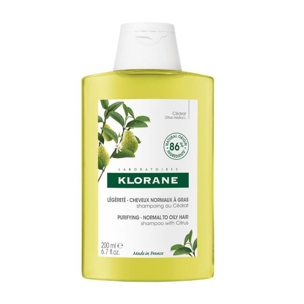 Klorane Purifying Shampoo with Citrus - 200ml