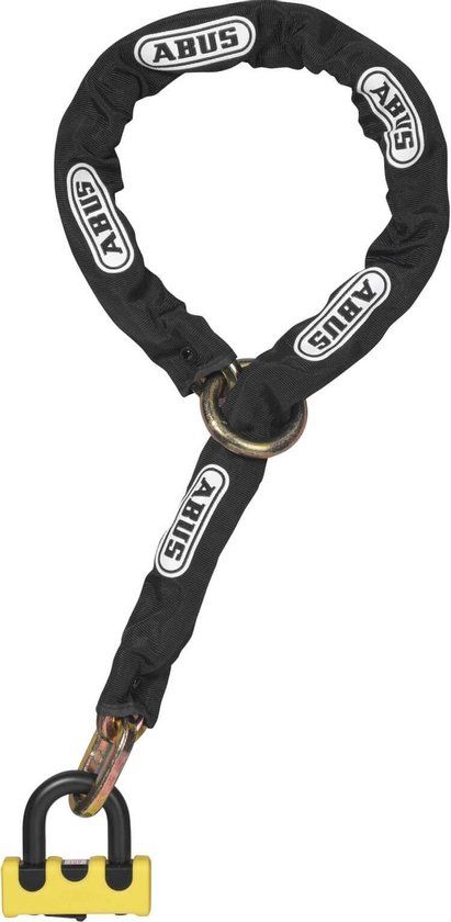ABUS Granit 67/12 Kettingslot + Loop ART 4 - 120 cm - Zwart
