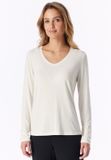 SCHIESSER Shirt 1/1 arm Dames Natuurwit