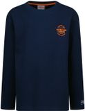 Vingino Jongens T-shirt Halee Korte mouw Katoen Dark Blue Maat 152