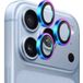 Blueo Protection pour caméra arrière avec cadre métallique pour Apple iPhone 18 Pro / 18 Pro Max, verre trempé, multicolore