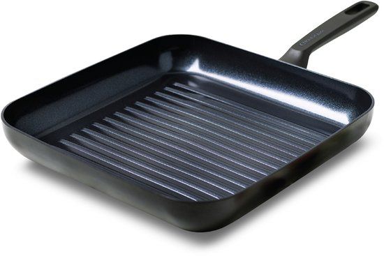 GreenPan Memphis Vierkante Grillpan - 28 cm - Zwart