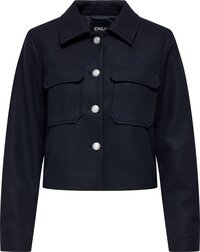 ONLY - ONLMIRA LIFE NANCY SHORT JACKET OTW - Dames - Gewatteerde jassen - Blauw - S