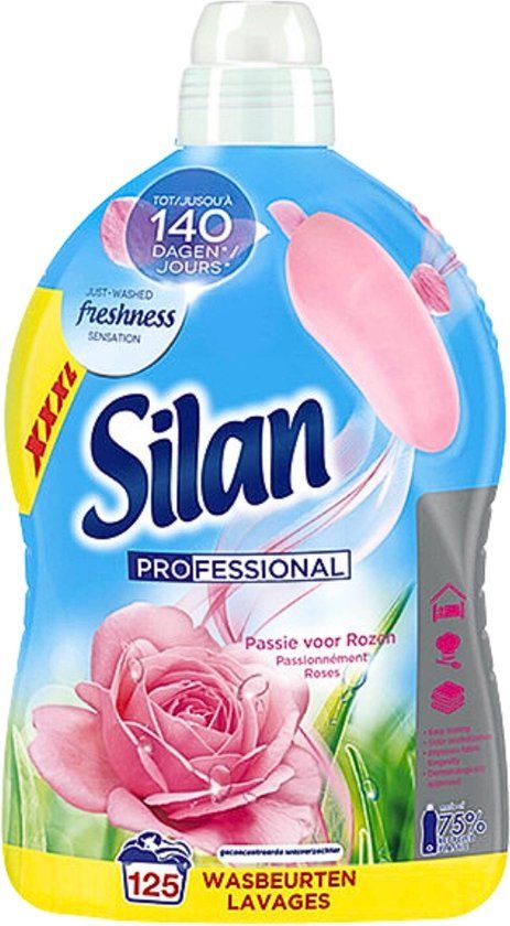 Silan Wasverzachter - Professional - Passie Voor Rozen - 2750 ml - 125 Wasbeurten