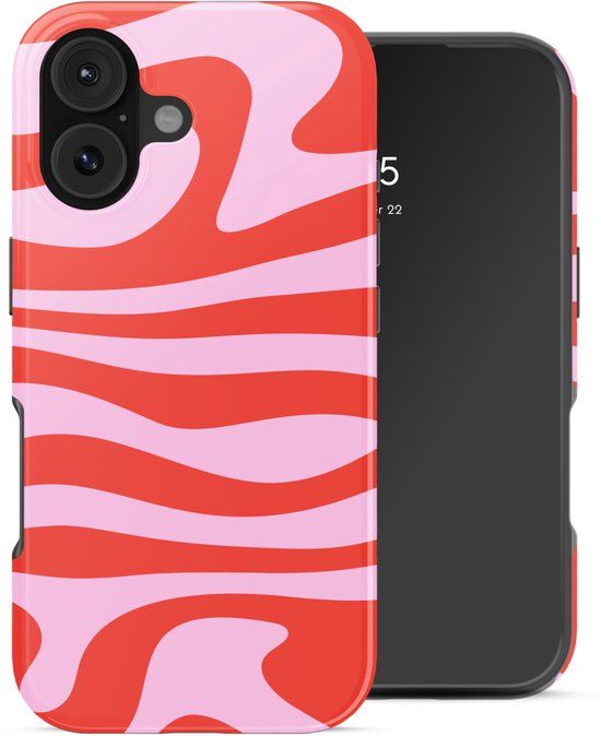 Selencia Hoesje - Geschikt voor Apple iPhone 17 - Backcover - Dream Swirl Pink