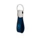 SSC Napoli Rubber and Metal Keychain with Napoli Logo and SSCN Text, Navy Blue