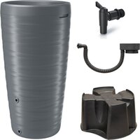 Vaze Regenton Set - 240 Liter - Grijs - Incl. Plantenbak