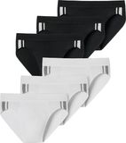 Schiesser 95/5 Stretch Slip voor heren, zwart/wit, maat M