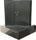 Merkloos / Sans marque Wan GmbH CD-leeg opbergdoos BOX22-M 104 mm zwart - 50 stuks
