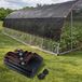 Noir filet d'ombrage 1x12m pour jardin et abri pour animaux