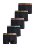 Next - Heren - Set van 5 hipsterboxershorts - Zwart