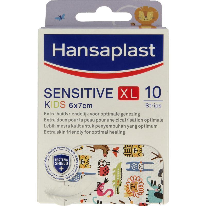 Hansaplast Sensitive kids xl 10 Stuks