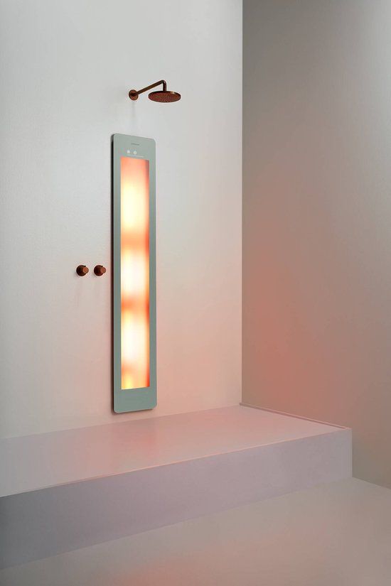 Sunshower One L Inbouw met Infrarood-licht - Organic Grey