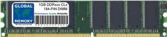 GLOBAL MEMORY 1Go DDR 266/333/400MHz 184 broches DIMM RAM