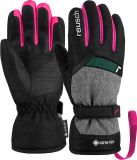 Vingerhandschoenen Reusch Vingerhandschoenen Flash GORE-TEX Junior - Unisex - Kinderen - Pink-zwart - Maat 4,5