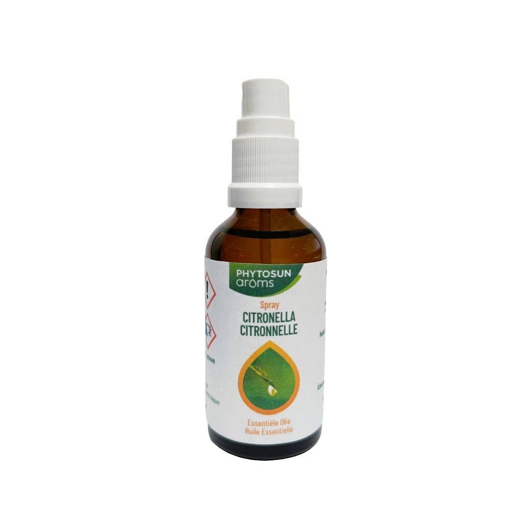 Phytosun Phytosun Aroms Citronella Spray Essentiële Olie 50 ml spray