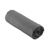 Douceur d'intérieur Percale hoeslaken - 30 cm diepe zak - Tweepersoons - 90 x 190 cm - Katoen - Antraciet