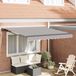 Maison Exclusive - Parasol manuel, 3 x 2,5 mètre, gris clair, 100% polyester
