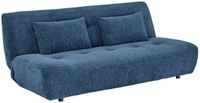 sweeek - 3-zits slaapbank van chenille stof - blauw