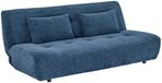 sweeek - 3-zits slaapbank van chenille stof - blauw