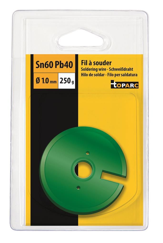 SOLDERING WIRE TIN LEAD 60 0.1mm - 250g