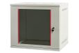 RACK 19" wandkast 9U 19" (L) 542 mm (D) 400 mm Kleur grijs gemonteerd