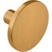 Viefe COMO crochet de vestiaire en métal rond Ø 41 mm, doré brossé