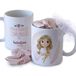 Mopec GD670.2.7 keramische mok voor meisjes, Primeira Comunhão, geschenkdoos met 7 snoepjes, porselein