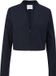 s.Oliver Vrouwen Blazer Navy Katoen Regular Fit