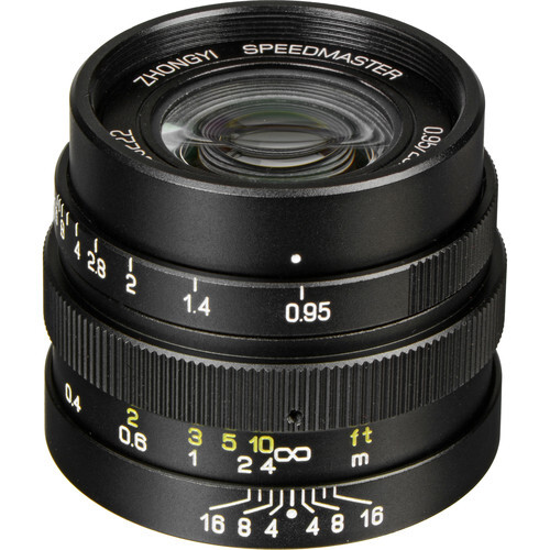 Mitakon Zhongyi Zhongyi Mitakon 25mm F/0.95 Speedmaster voor MFT zwart