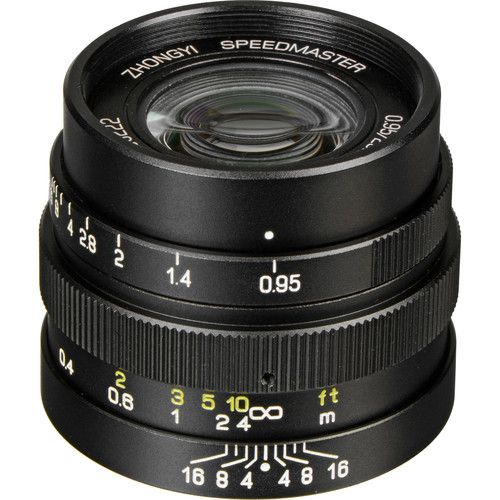 Mitakon Zhongyi Mitakon 25mm F/0.95 Speedmaster - MFT - Zwart