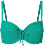 LingaDore Soutien-gorge bikini à armatures Vert profond Uni Sans manches 44xB
