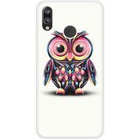 P20 Lite Hiboux coloré Bedrukt siliconen hoesje