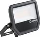 Ledvance LED Breedstraler Aluminium Zwart 41W 5500lm 100D - 830 Warm Wit | IP66 - Symmetrisch