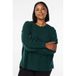 Zizzi Plus Size trui - donkergroen