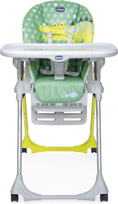 Chicco Polly Easy Kinderstoel - Crocodille - Groen