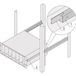 Schroff adaptateur profilé en C pour châssis modulaires monté dans des armoires, 475 mm