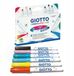 Giotto Turbo Glitter Maxi Stiften - 6 levendige kleuren