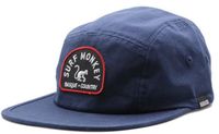 Surf Monkey 5-panel pet - Biologisch katoen - Jockey / Volwassenen / One size (Blauw)